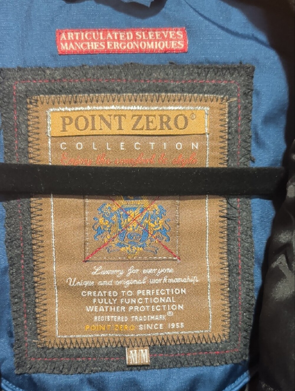 Point Zero Blue Puffer Jacket - Picture 2 of 9
